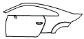 2019 Audi TT Coupe TTS Door and Rear Fender Kit - PPF