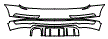 2017 Audi Q3 Rear Bumper Kit - PPF