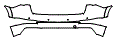2020 Audi Q3 Base Rear Bumper Kit - PPF