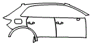 2025 Audi Q3 Door and Rear Fender Kit - PPF