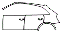 2016 Audi Q3 Door and Rear Fender Kit - PPF