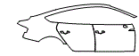 2025 Audi RS5 Sportback Rear Fender and Door Kit - PPF