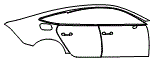 2025 Audi RS7 Door and Rear Fender Kit - PPF