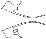 2015 Audi A7 S-Line Rear Fender Kit - PPF