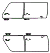 2013 Audi A7 Base Door Kit - PPF