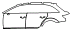 2017 Audi A4 allroad Door and Rear Fender Kit - PPF