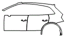 2020 Audi Q5 S-Line Door and Rear Fender Kit - PPF
