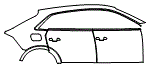 2025 Audi RS Q8 Door and Rear Fender Kit - PPF