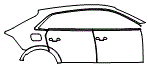 2023 Audi SQ8 Door and Rear Fender Kit - PPF