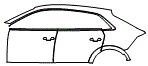 2021 Audi SQ8 Door and Rear Fender Kit - PPF