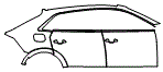 2024 Audi Q8 Door and Rear Fender Kit - PPF