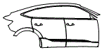2024 Audi Q8 e-tron Sportback Launch Edition Door and Rear Fender Kit - PPF