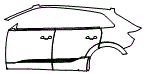 2024 Audi SQ8 e-tron  Prestige Door and Rear Fender Kit - PPF