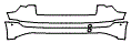 2019 Audi e-tron Rear Bumper Kit - PPF