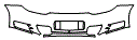 2013 Porsche 911 Turbo Coupe Rear Bumper Kit - PPF
