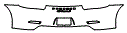 2013 Porsche 911 Carrera S Cabriolet Rear Bumper Kit - PPF
