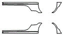 2016 Porsche 911 Turbo S Coupe Rocker Panel Kit - PPF