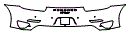 2014 Porsche 911 Turbo Coupe Rear Bumper Kit - PPF