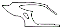 2016 Porsche 911  Coupe Rear Fender Kit - PPF