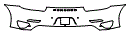 2016 Porsche 911 Turbo S Cabriolet Rear Bumper Kit - PPF