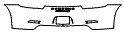 2013 Porsche 911 Carrera 4S Coupe Rear Bumper Kit - PPF