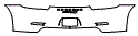 2015 Porsche 911 Targa 4S Rear Bumper Kit - PPF