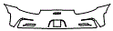 2016 Porsche 911 GT3 RS Rear Bumper Kit - PPF
