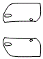 2016 Porsche Boxster S Door Kit - PPF
