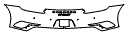 2018 Porsche 911 Rear Bumper Kit - PPF