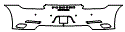 2019 Porsche 911 Carrera Coupe Rear Bumper Kit - PPF