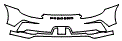 2019 Porsche 911 GT3 Touring Rear Bumper Kit - PPF