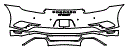 2019 Porsche 911 Turbo S Exclusive Series Cabriolet Rear Bumper Kit - PPF