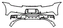 2022 Porsche 911 (992)  Coupe Rear Bumper Kit - PPF