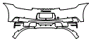 2021 Porsche 911 (992)  Coupe Rear Bumper Kit - PPF
