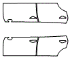 2013 Porsche Cayenne S Hybrid Door Kit - PPF