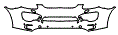 2014 Porsche Cayenne Bumper Kit - PPF