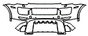 2016 Porsche Cayenne Bumper Kit - PPF