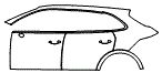 2019 Porsche Cayenne SUV Door and Rear Fender Kit - PPF