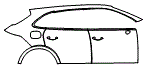 2020 Porsche Cayenne SUV Turbo S E-Hybrid Door and Rear Fender Kit - PPF