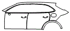 2022 Porsche Cayenne Door and Rear Fender Kit - PPF
