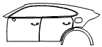 2023 Porsche Cayenne Door and Rear Fender Kit - PPF