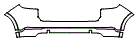 2023 Porsche Cayenne  Platinum Edition Rear Bumper Kit - PPF
