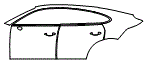 2023 Porsche Cayenne Coupe Turbo GT Door and Rear Fender Kit - PPF
