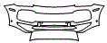 2021 Porsche Cayenne Bumper Kit - PPF