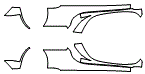 2004 Porsche Carrera GT Rocker Panel Kit - PPF