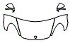 2012 Porsche Panamera Hood, Fender and Mirror Kit - PPF