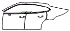 2020 Porsche Panamera 4 10 Year Edition Door and Rear Fender Kit - PPF