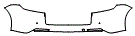 2020 Porsche Panamera Turbo Sport Turismo Rear Bumper Kit - PPF
