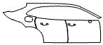 2020 Porsche Panamera 4 Sport Turismo Door and Rear Fender Kit - PPF
