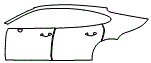 2022 Porsche Panamera  Turbo S Door and Rear Fender Kit - PPF